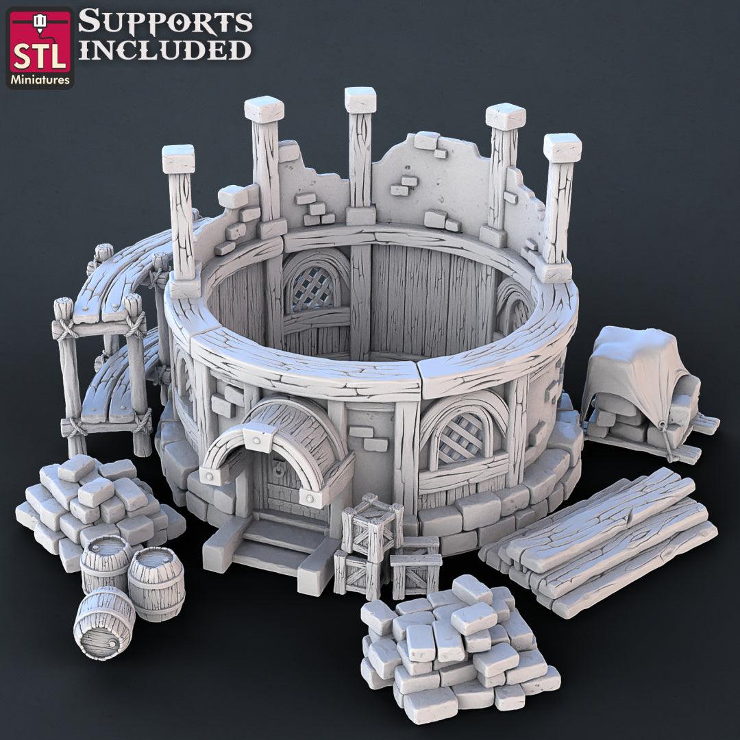 3D Printed STL Miniatures Constructors Set 28 - 32mm War Gaming D&D - 3D Printing Boss 