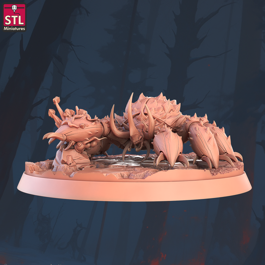 3D Printed STL Miniatures Devourer 28 - 32mm War Gaming D&D - 3D Printing Boss 