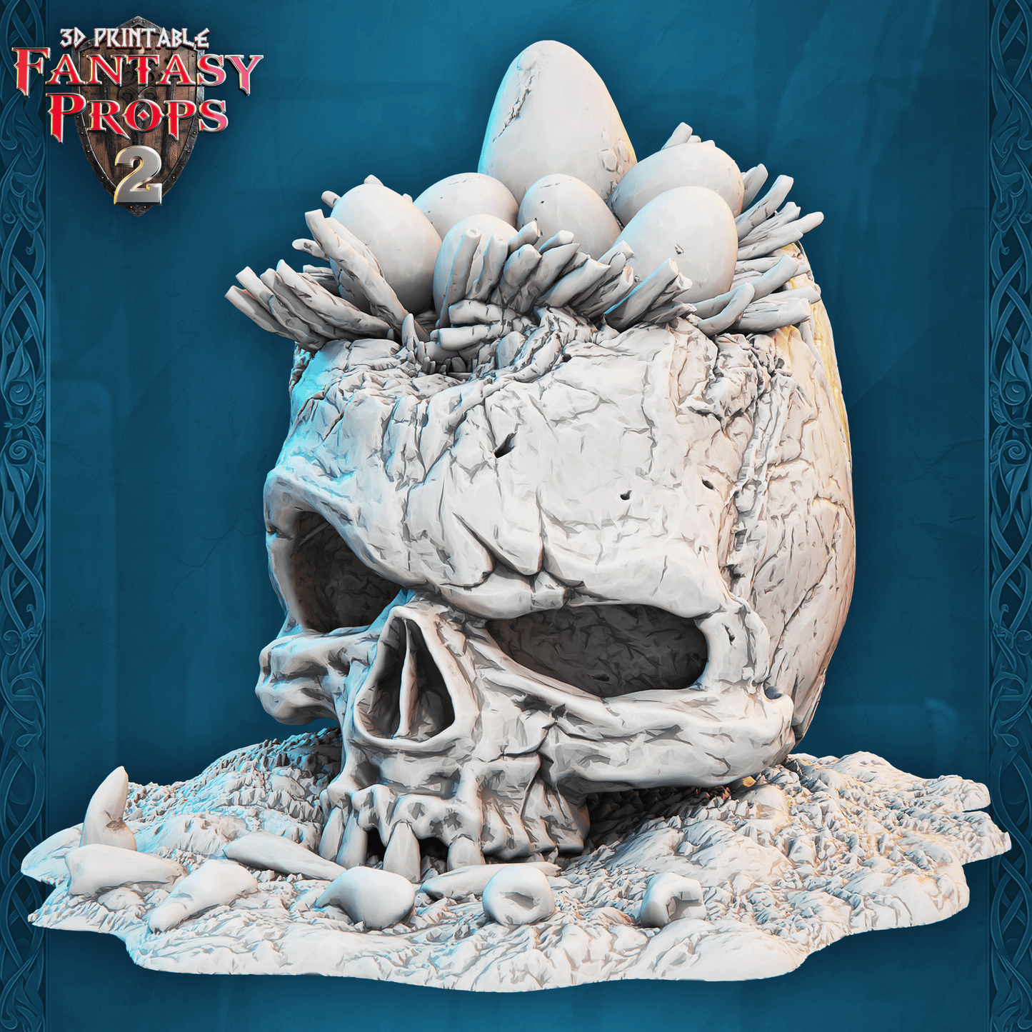 3D Printed STL Miniatures Fantasy Props 2 Dungeons Nest Set 28 - 32mm War Gaming D&D - 3D Printing Boss 