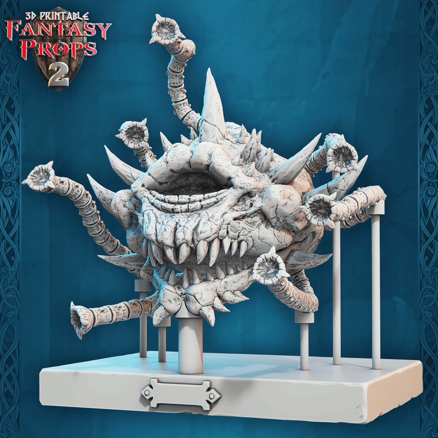 3D Printed STL Miniatures Fantasy Props 2 Museum Set 28 - 32mm War Gaming D&D - 3D Printing Boss 