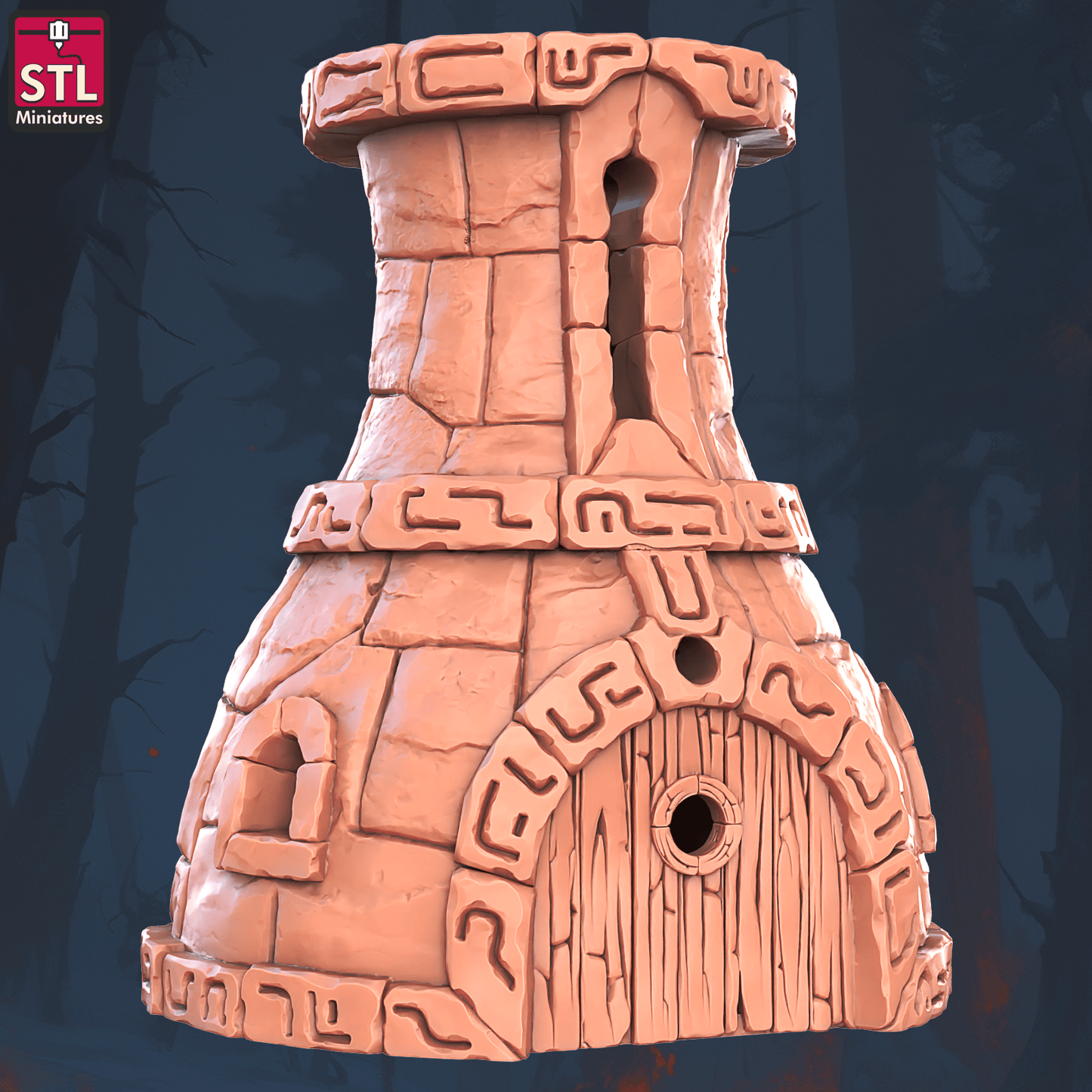 3D Printed STL Miniatures Floating Islands Set 28 - 32mm War Gaming D&D - 3D Printing Boss 