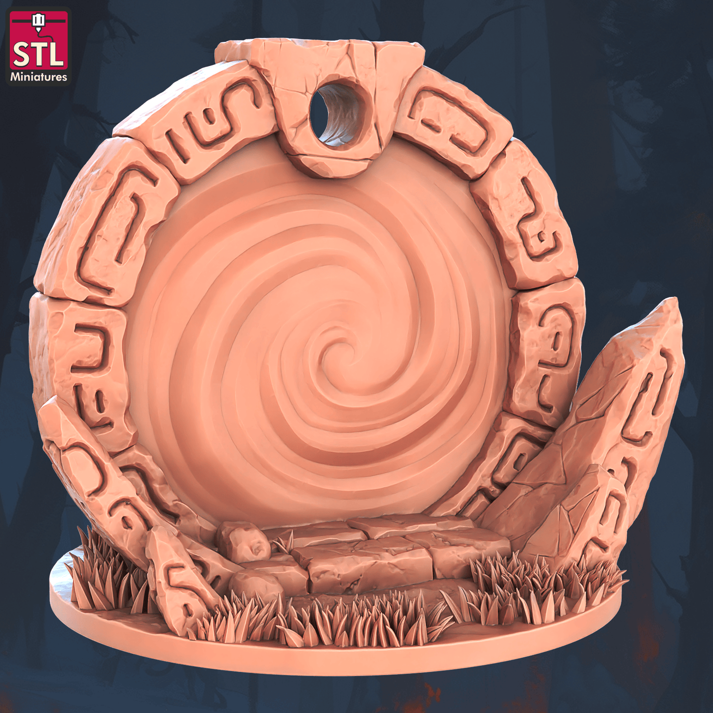3D Printed STL Miniatures Floating Islands Set 28 - 32mm War Gaming D&D - 3D Printing Boss 