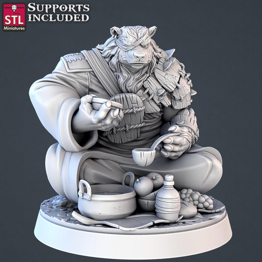 3D Printed STL Miniatures Forest Protectors Set 28 - 32mm War Gaming D&D - 3D Printing Boss 