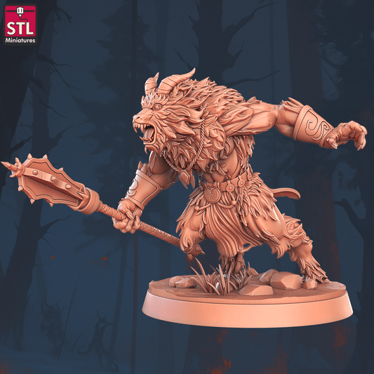 3D Printed STL Miniatures Grevik Set 28 - 32mm War Gaming D&D - 3D Printing Boss 