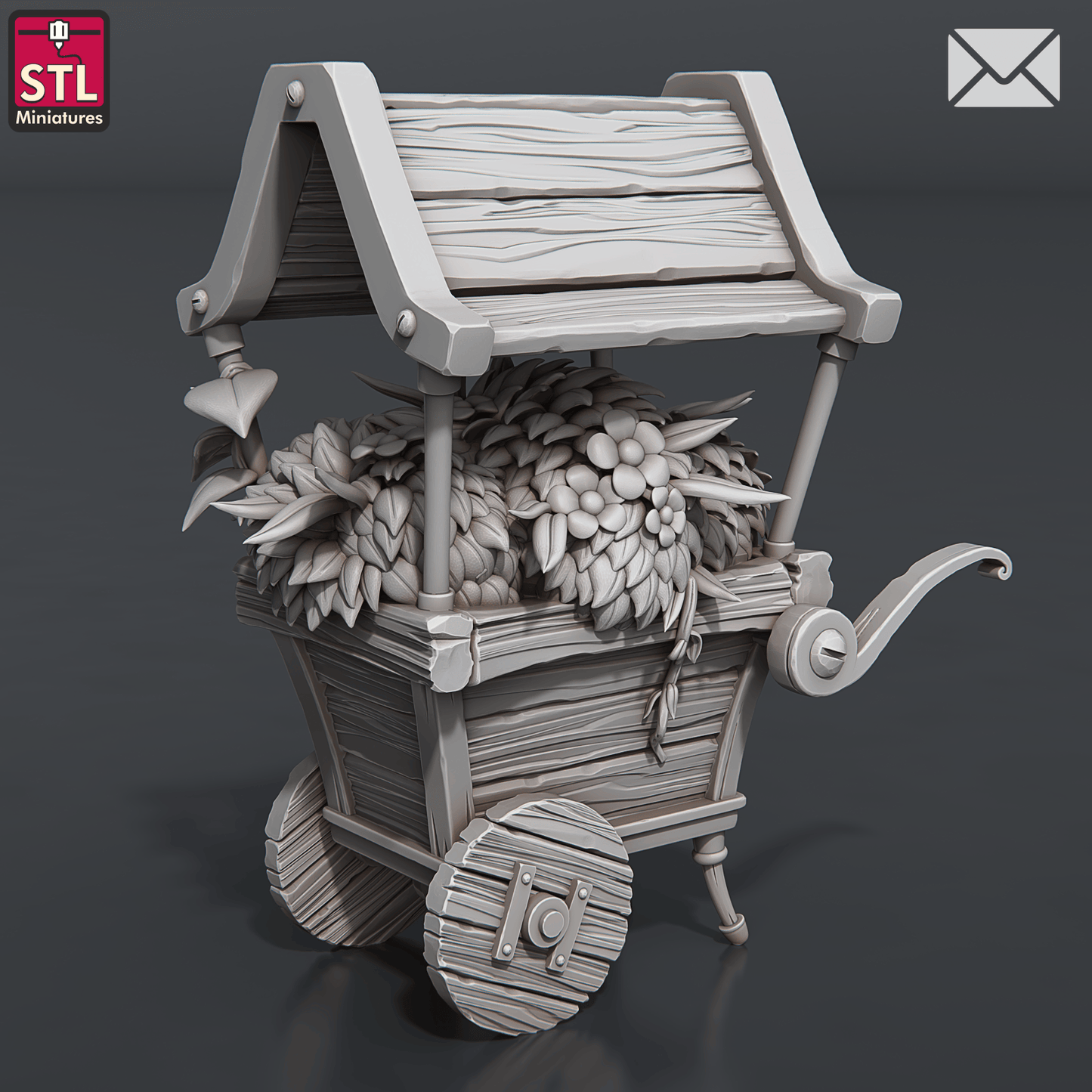 3D Printed STL Miniatures Herbalist Set 28 - 32mm War Gaming D&D - 3D Printing Boss 