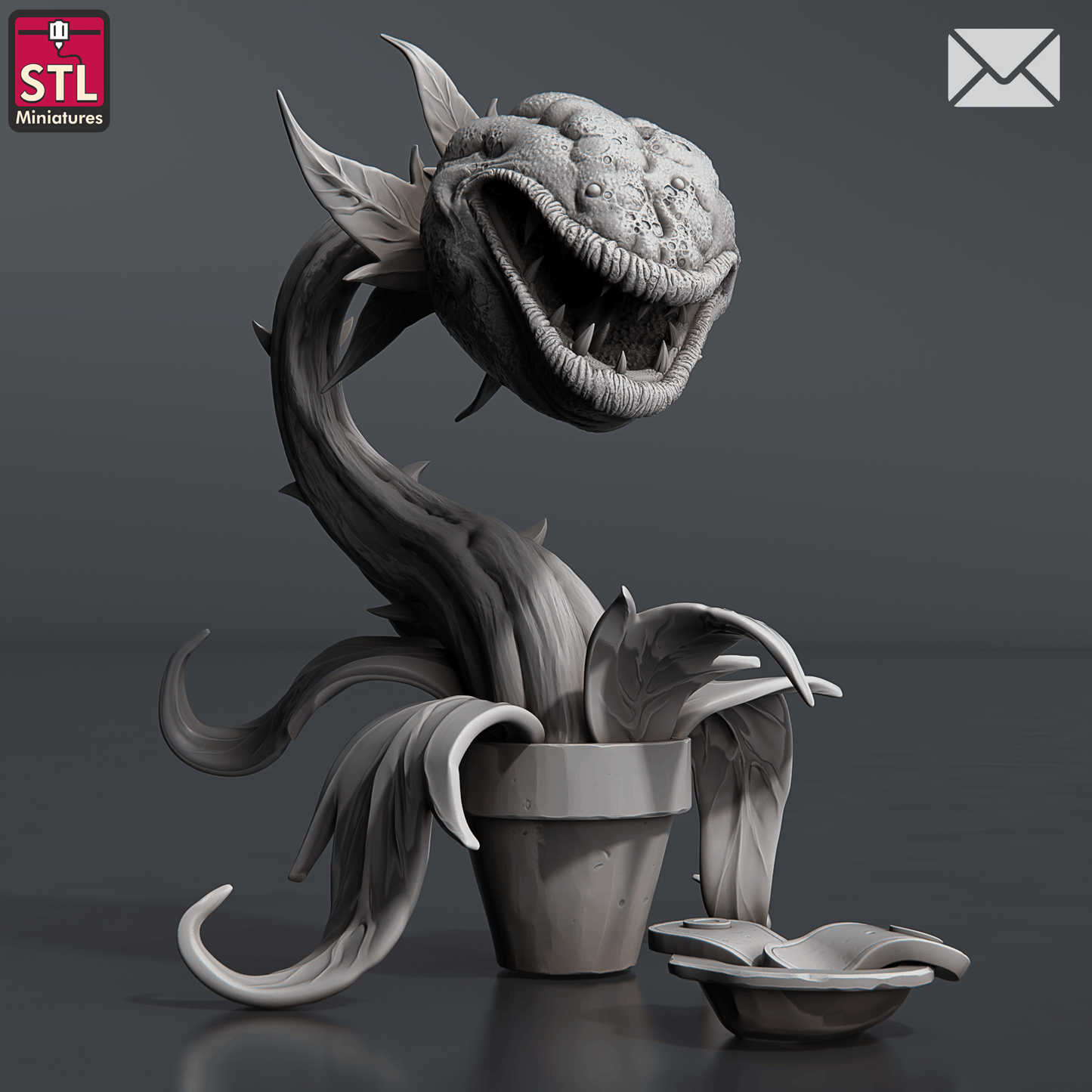 3D Printed STL Miniatures Herbalist Set 28 - 32mm War Gaming D&D - 3D Printing Boss 