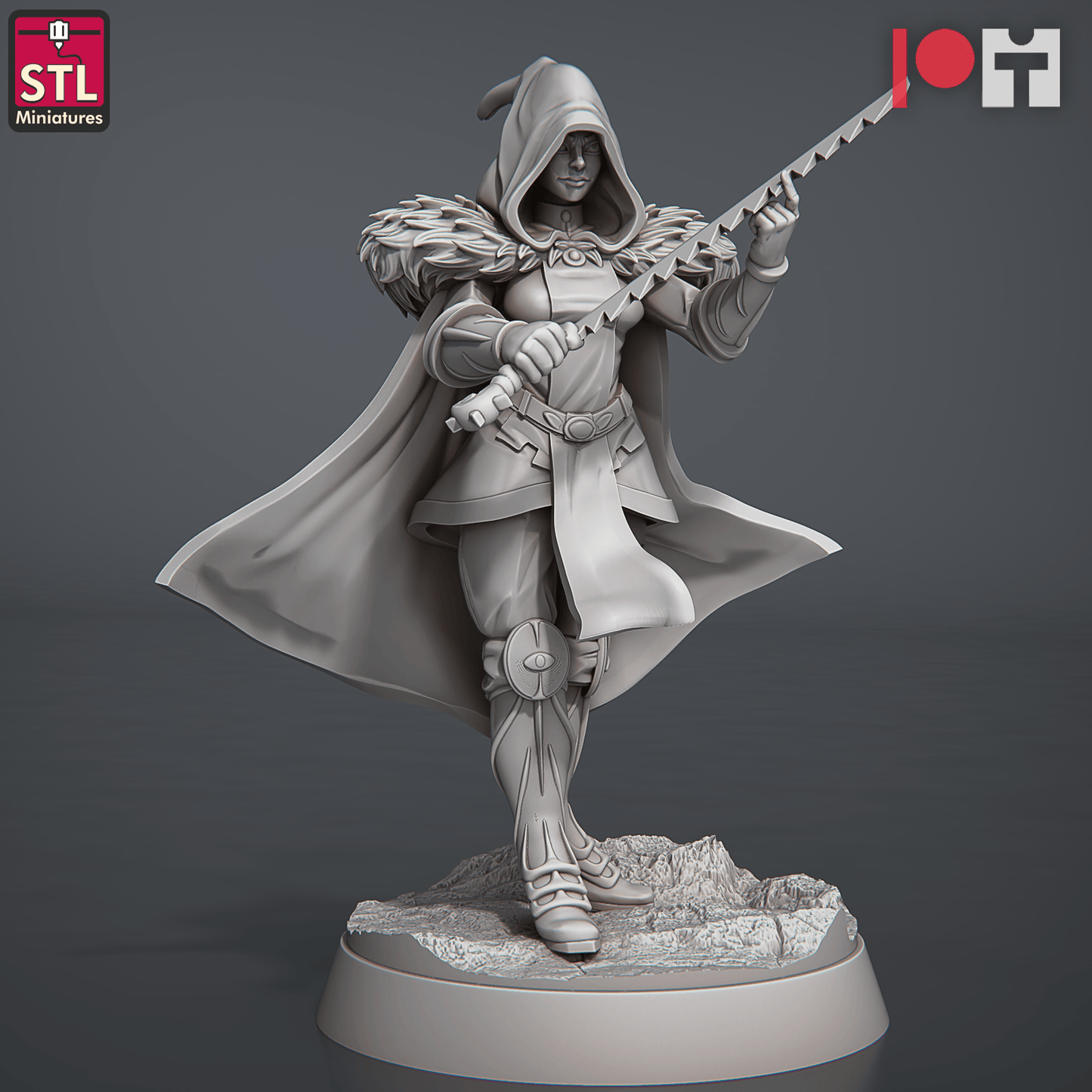 3D Printed STL Miniatures Inquisitors Set 28 - 32mm War Gaming D&D - 3D Printing Boss 