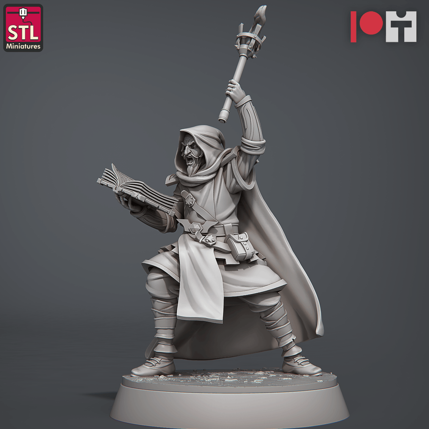 3D Printed STL Miniatures Inquisitors Set 28 - 32mm War Gaming D&D - 3D Printing Boss 
