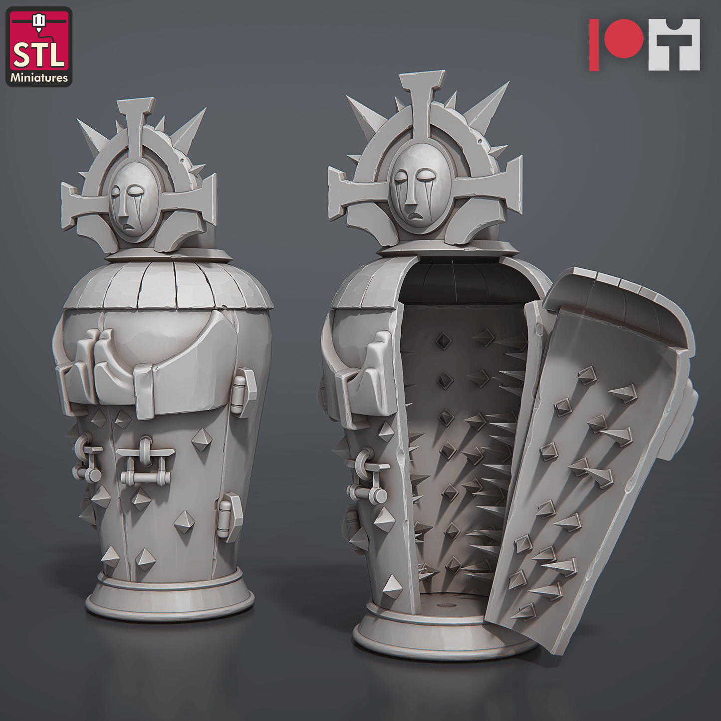3D Printed STL Miniatures Inquisitors Set 28 - 32mm War Gaming D&D - 3D Printing Boss 