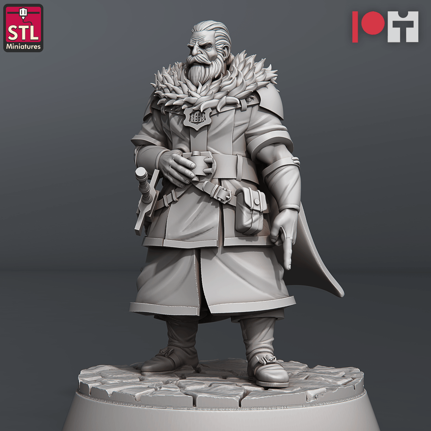 3D Printed STL Miniatures Jail Set 28 - 32mm War Gaming D&D - 3D Printing Boss 