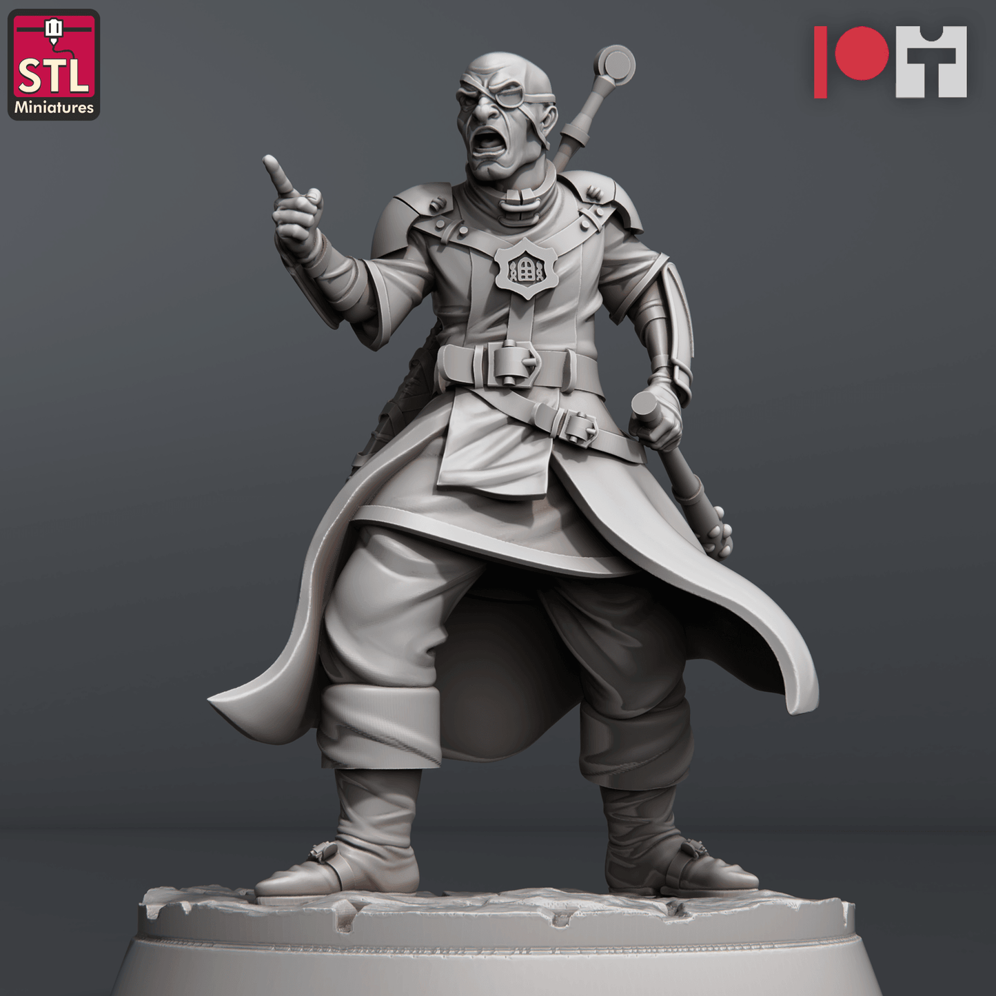 3D Printed STL Miniatures Jail Set 28 - 32mm War Gaming D&D - 3D Printing Boss 