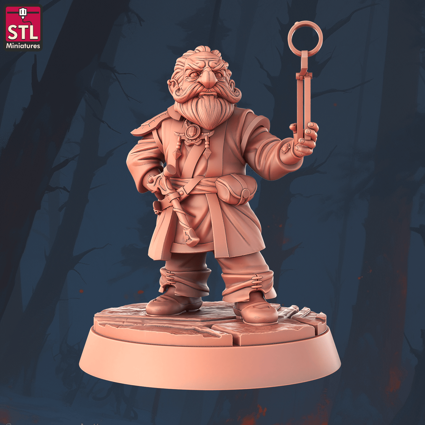 3D Printed STL Miniatures Jewels Crafters Set 28 - 32mm War Gaming D&D - 3D Printing Boss 