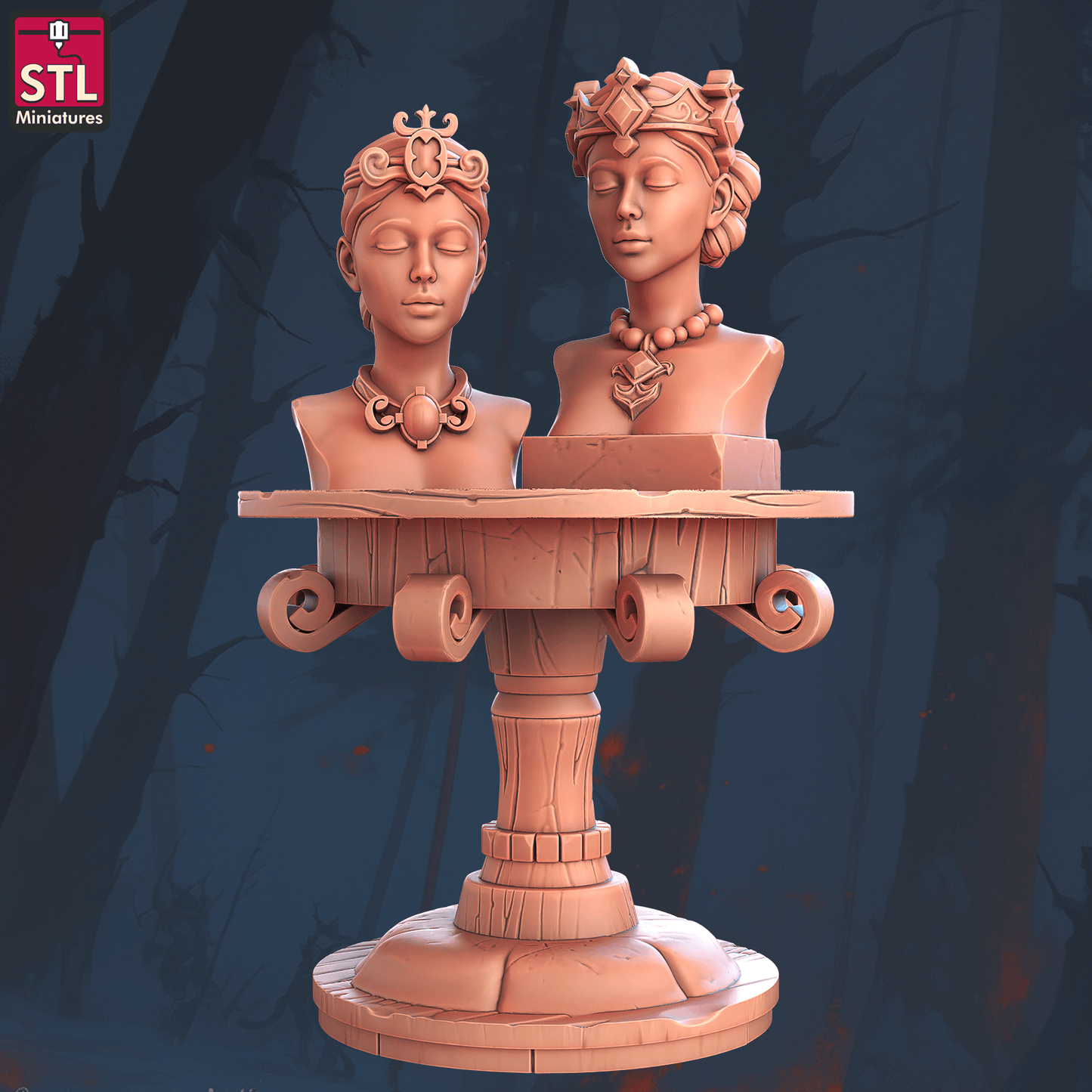 3D Printed STL Miniatures Jewels Crafters Set 28 - 32mm War Gaming D&D - 3D Printing Boss 