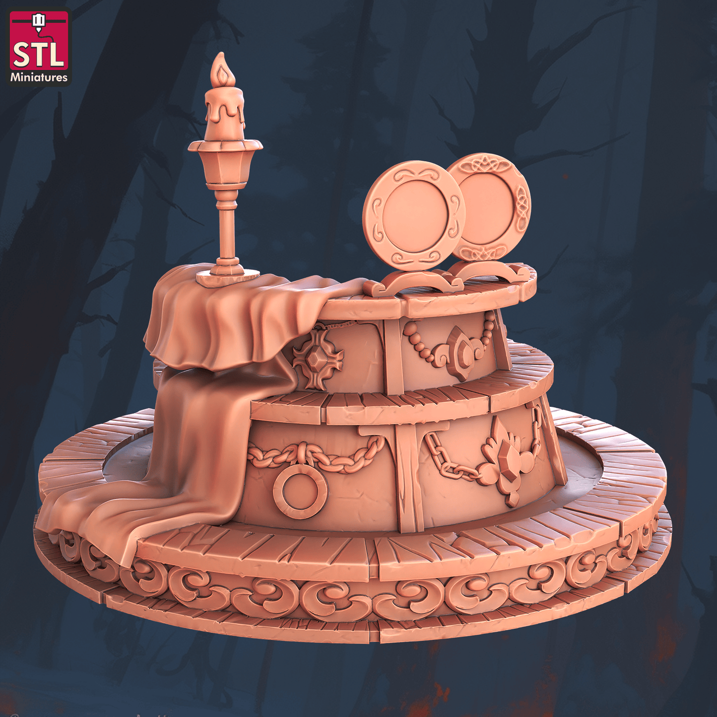 3D Printed STL Miniatures Jewels Crafters Set 28 - 32mm War Gaming D&D - 3D Printing Boss 