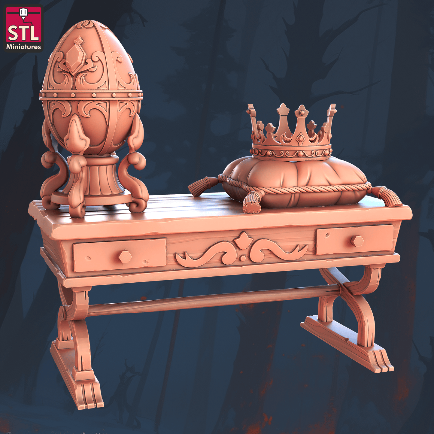 3D Printed STL Miniatures Jewels Crafters Set 28 - 32mm War Gaming D&D - 3D Printing Boss 