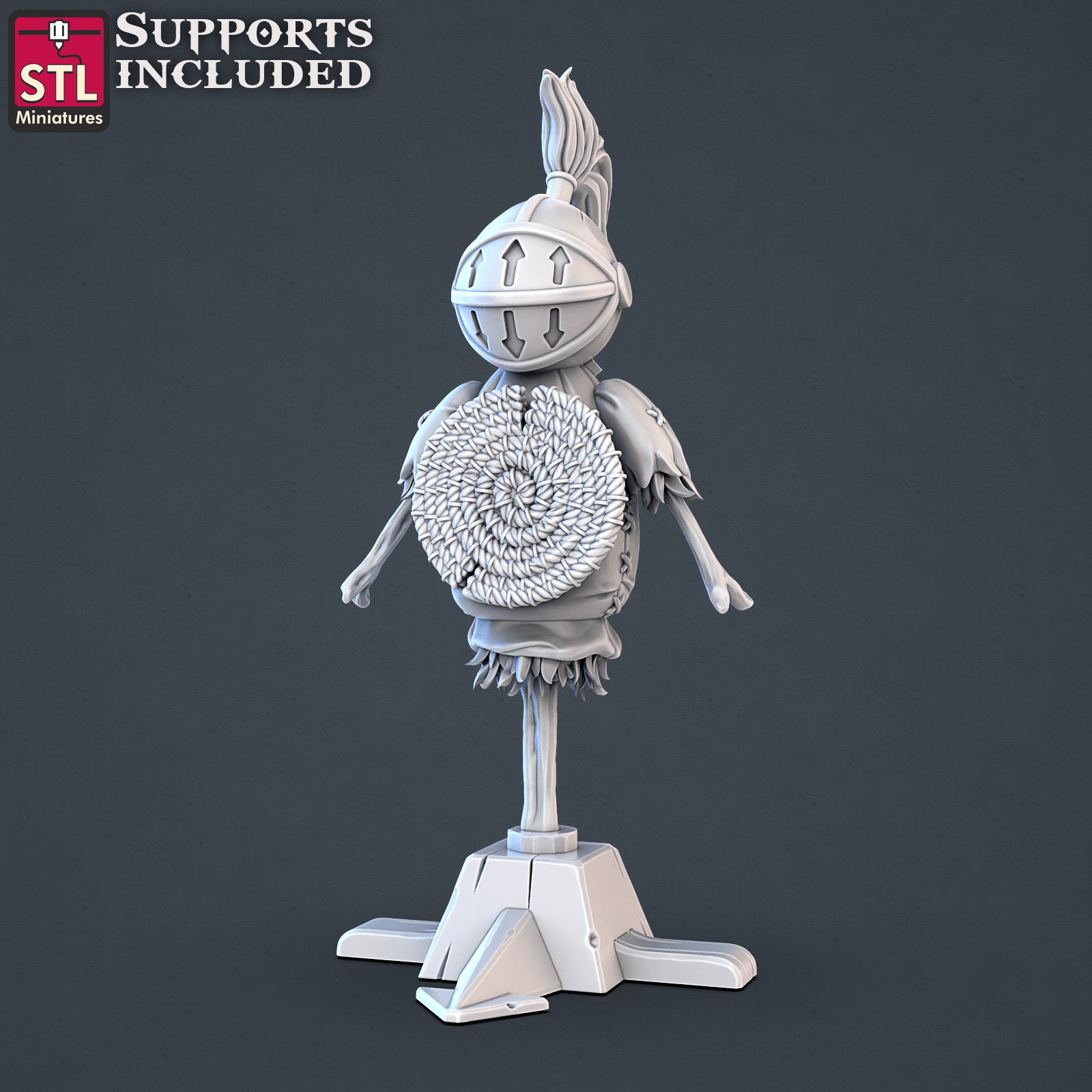 3D Printed STL Miniatures Jousting Set 28mm - 32mm War Gaming D&D - 3D Printing Boss 