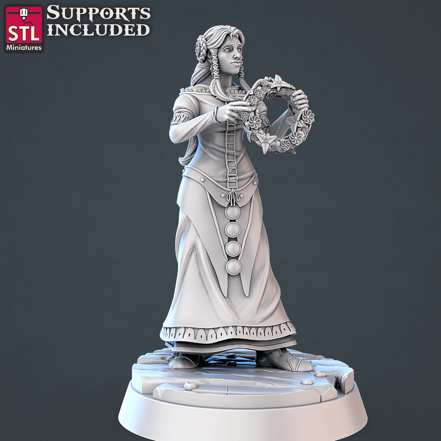 3D Printed STL Miniatures Jousting Set 28mm - 32mm War Gaming D&D - 3D Printing Boss 