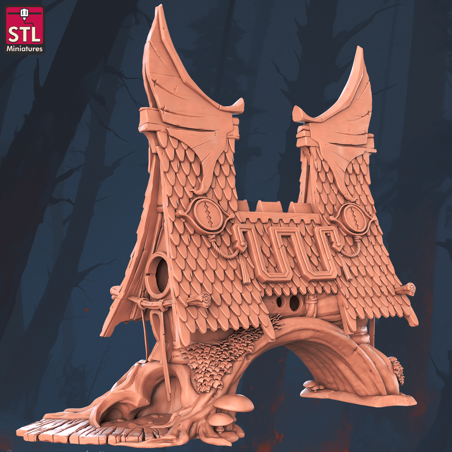 3D Printed STL Miniatures Lizardfolks Set 28 - 32mm War Gaming D&D - 3D Printing Boss 