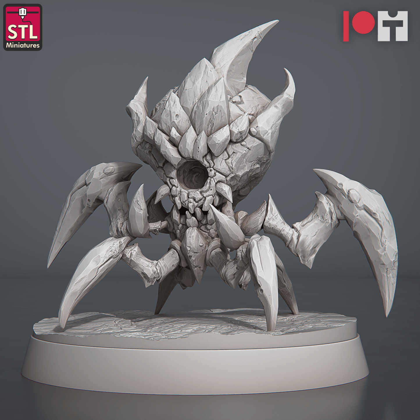 3D Printed STL Miniatures Magmites Hellcrows Set 28 - 32mm War Gaming D&D - 3D Printing Boss 