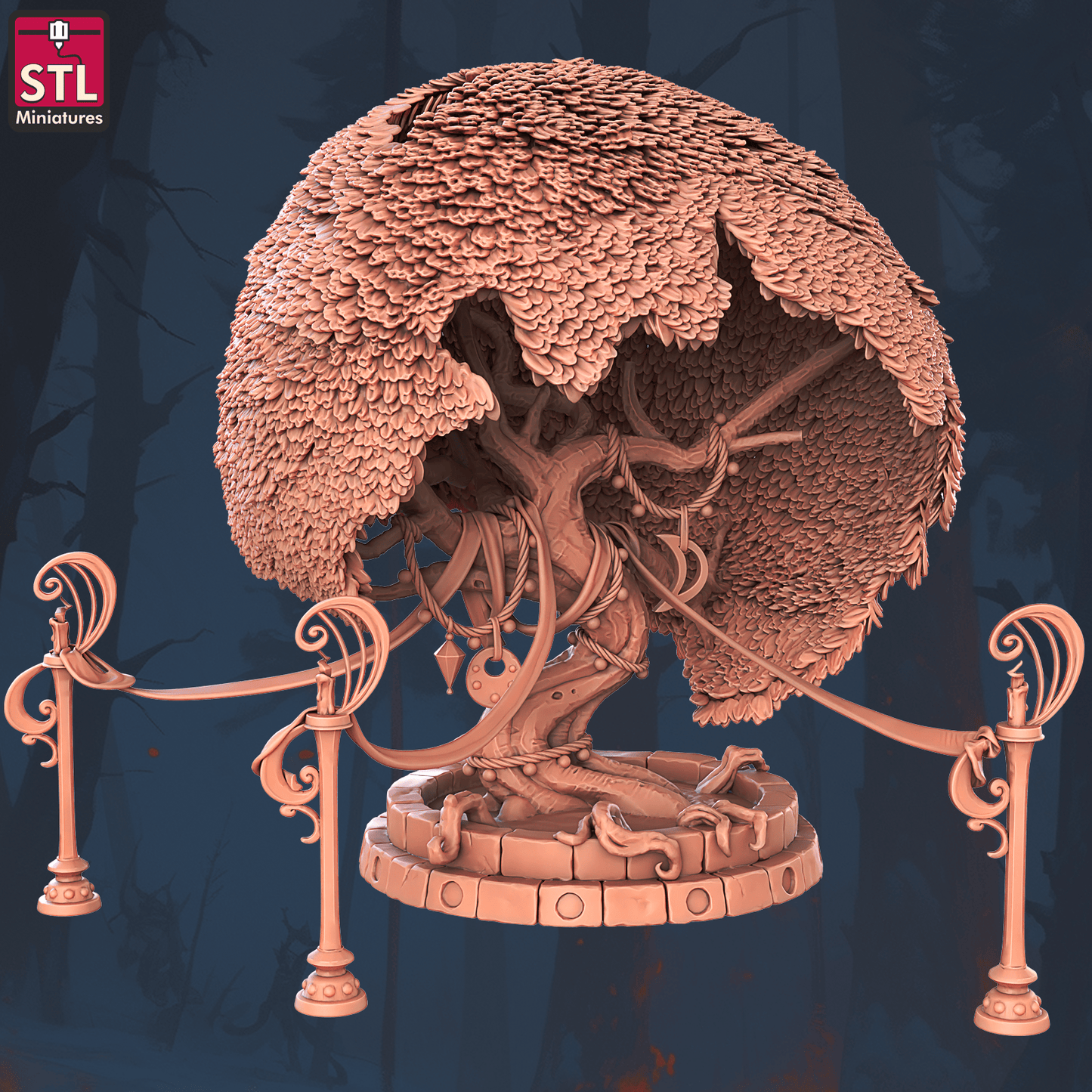 3D Printed STL Miniatures Masquerade Vetenian Carnival Set 28 - 32mm War Gaming D&D - 3D Printing Boss 