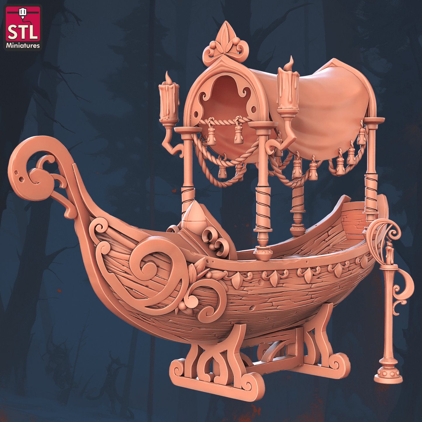 3D Printed STL Miniatures Masquerade Vetenian Carnival Set 28 - 32mm War Gaming D&D - 3D Printing Boss 