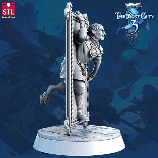 3D Printed STL Miniatures Mirror Monster Core Characters The Frost City 3 28 - 32mm War Gaming D&D - 3D Printing Boss 