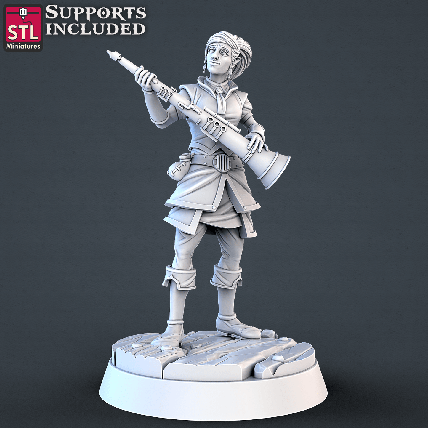 3D Printed STL Miniatures Music Store Set | 28 - 32mm War Gaming D&D - 3D Printing Boss 