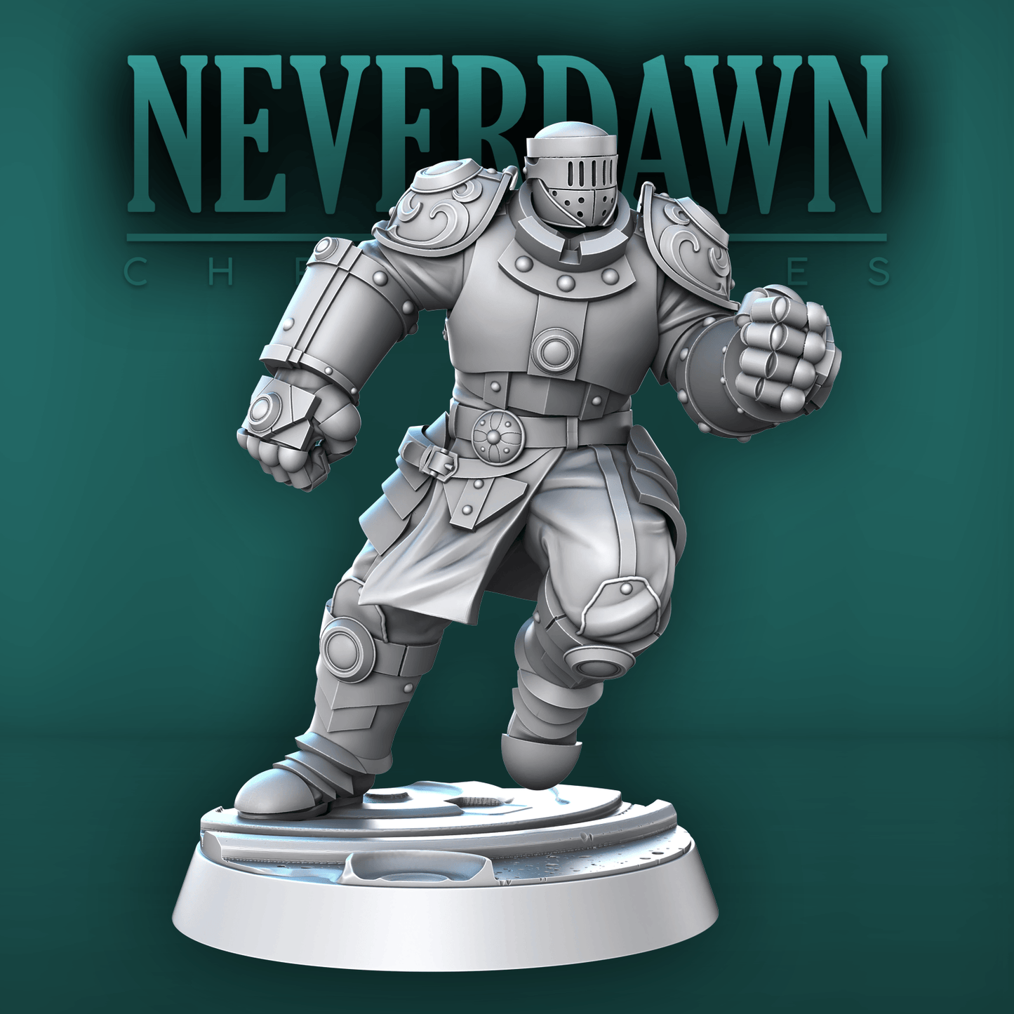 3D Printed STL Miniatures Never Dawn Luminaries 28 - 32mm War Gaming D&D - 3D Printing Boss 