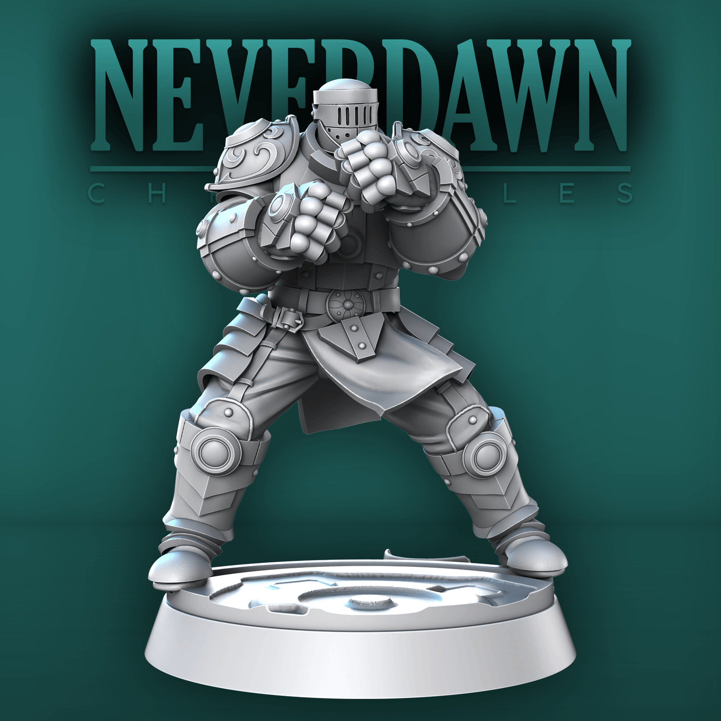 3D Printed STL Miniatures Never Dawn Luminaries 28 - 32mm War Gaming D&D - 3D Printing Boss 