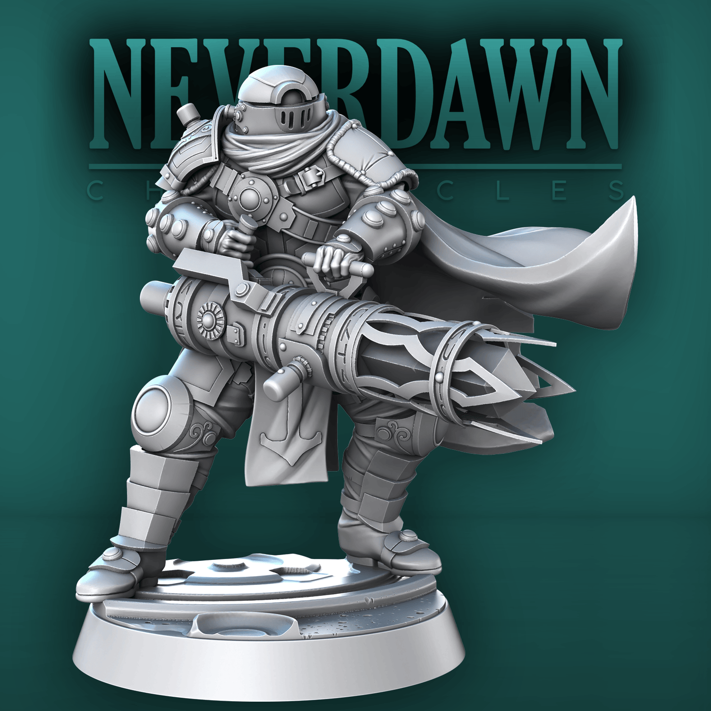 3D Printed STL Miniatures Never Dawn Luminaries 28 - 32mm War Gaming D&D - 3D Printing Boss 