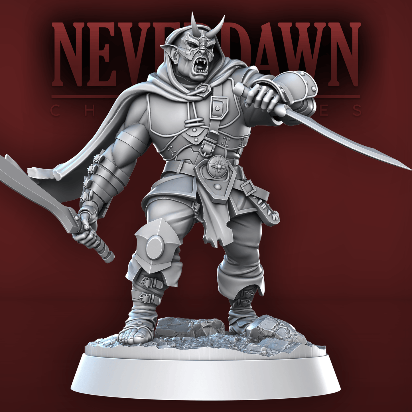 3D Printed STL Miniatures Never Dawn Shadow Stalkers 28 - 32mm War Gaming D&D - 3D Printing Boss 