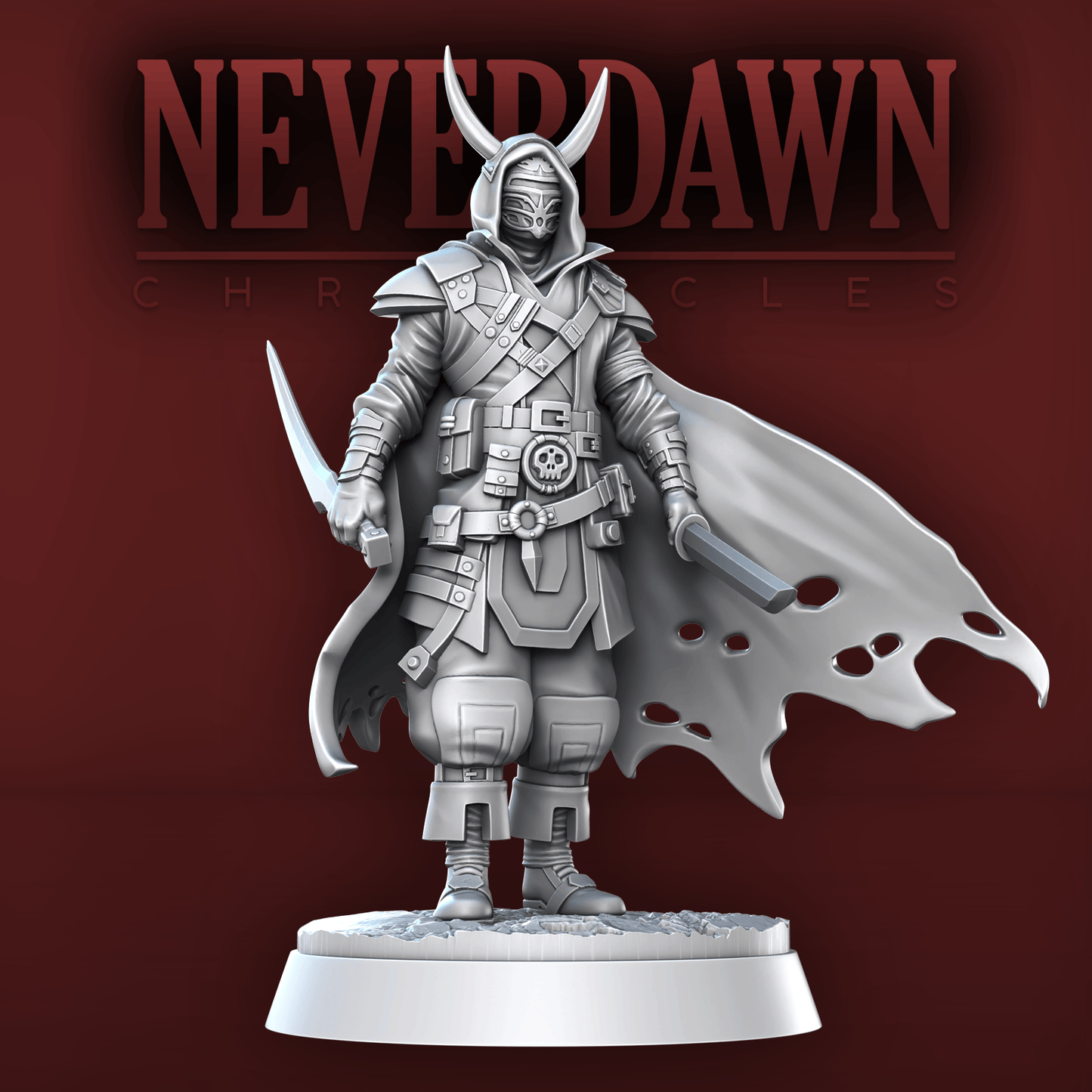 3D Printed STL Miniatures Never Dawn Shadow Stalkers 28 - 32mm War Gaming D&D - 3D Printing Boss 