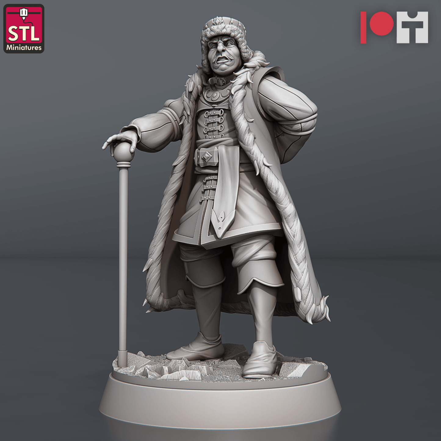 3D Printed STL Miniatures Nobles Set 28 - 32mm War Gaming D&D - 3D Printing Boss 