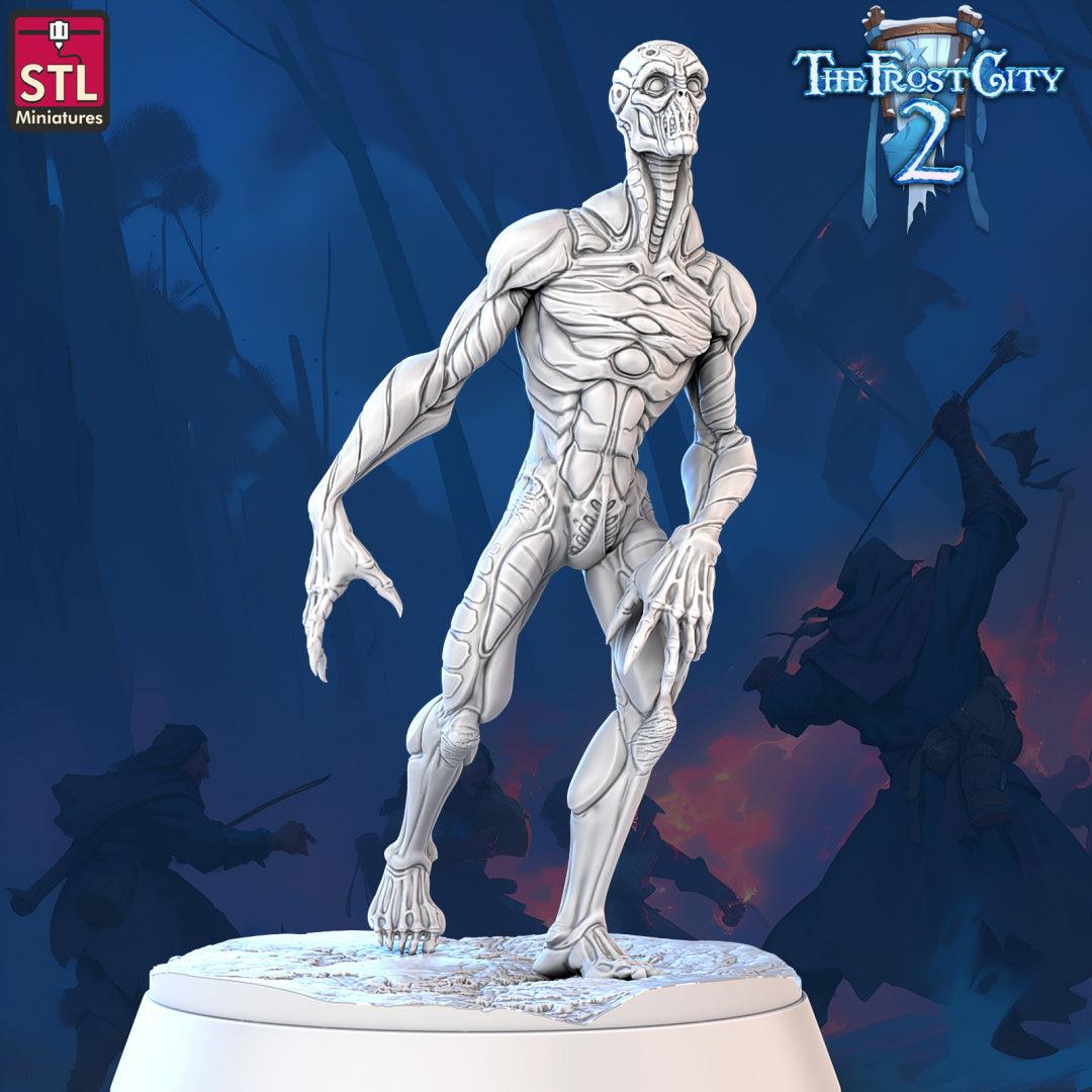 3D Printed STL Miniatures Nullmens The Frost City 2 28 - 32mm War Gaming D&D - 3D Printing Boss 