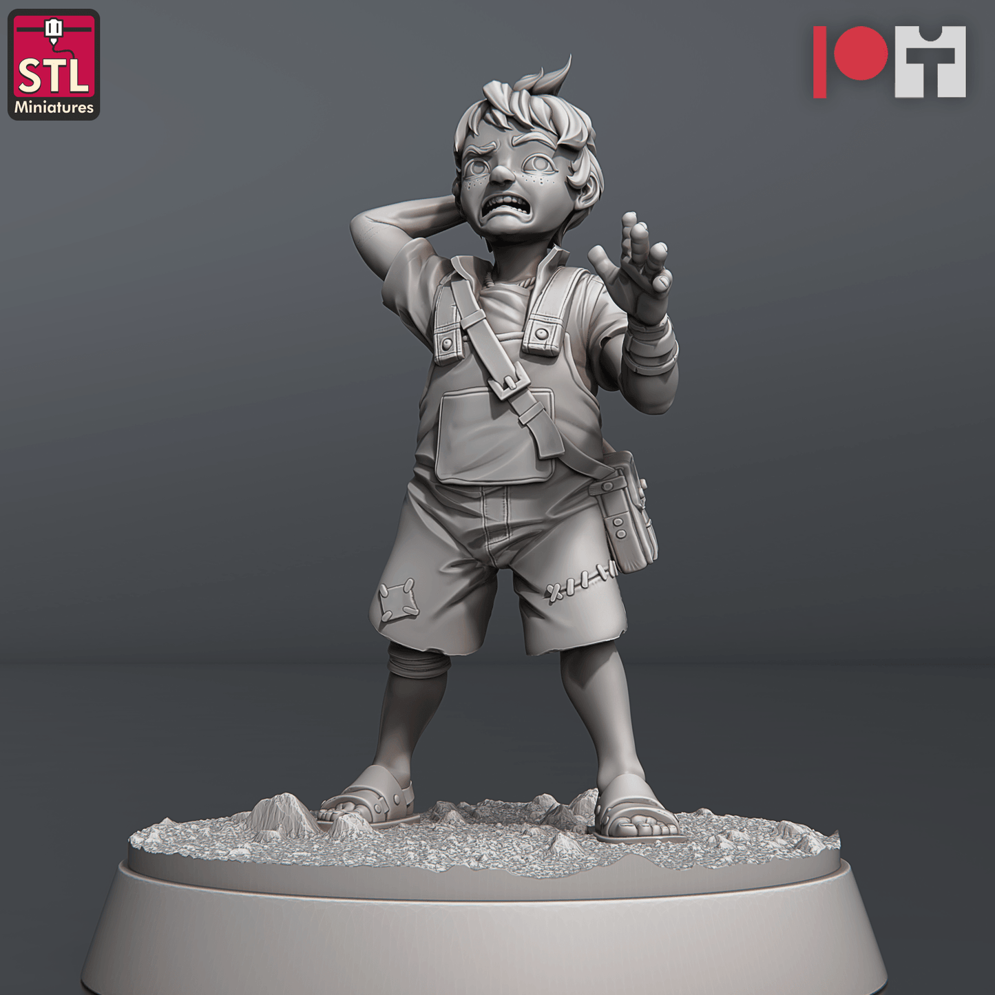 3D Printed STL Miniatures Orphanage Set 28 - 32mm War Gaming D&D - 3D Printing Boss 
