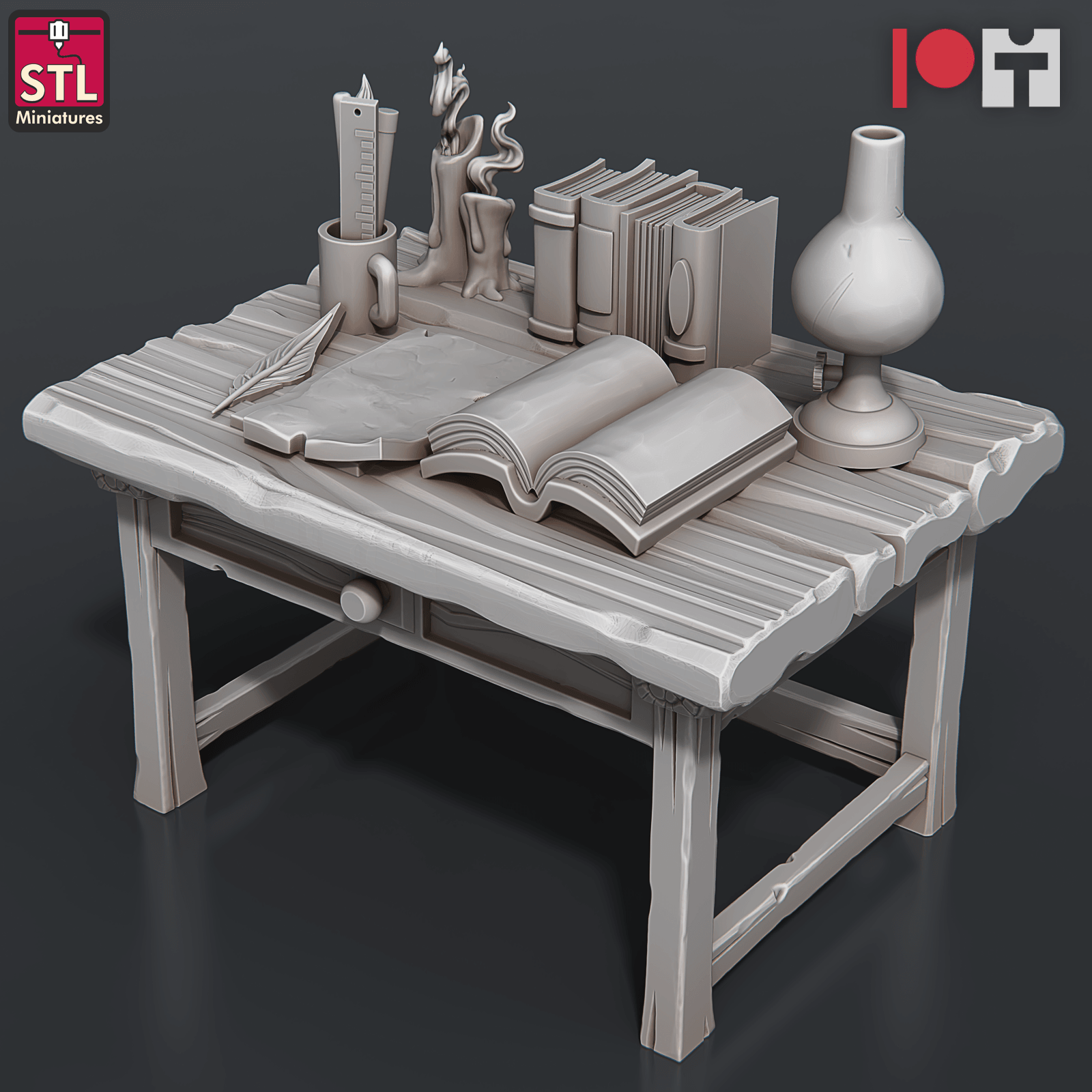 3D Printed STL Miniatures Orphanage Set 28 - 32mm War Gaming D&D - 3D Printing Boss 