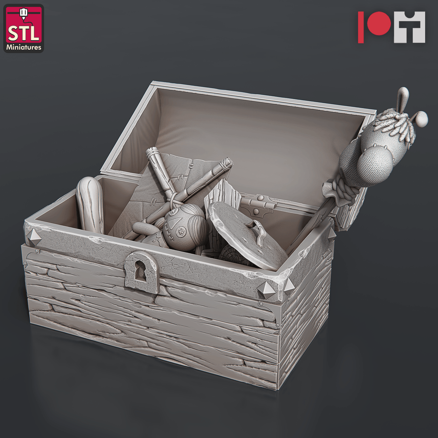 3D Printed STL Miniatures Orphanage Set 28 - 32mm War Gaming D&D - 3D Printing Boss 