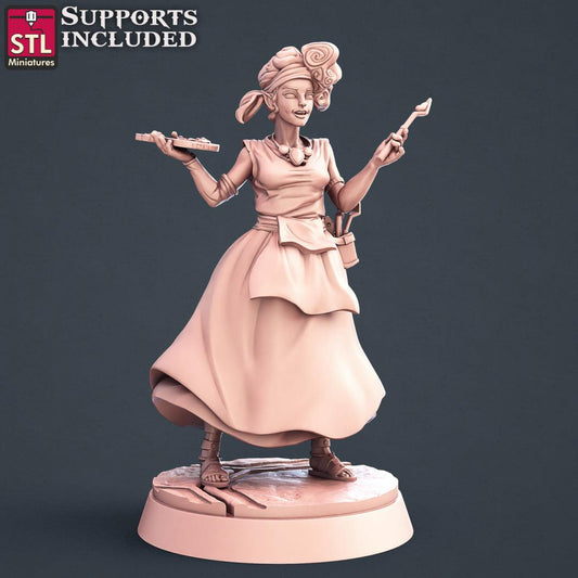 3D Printed STL Miniatures Painters Set 28 - 32mm War Gaming D&D - 3D Printing Boss 