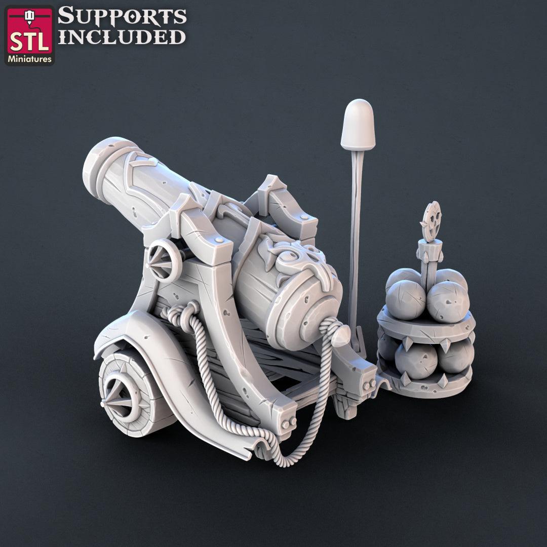 3D Printed STL Miniatures Pirate Set 28 - 32mm War Gaming D&D - 3D Printing Boss 