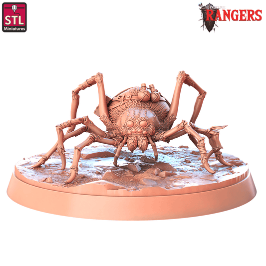 3D Printed STL Miniatures Rangers Spiders Rangers  28 - 32mm War Gaming D&D - 3D Printing Boss 