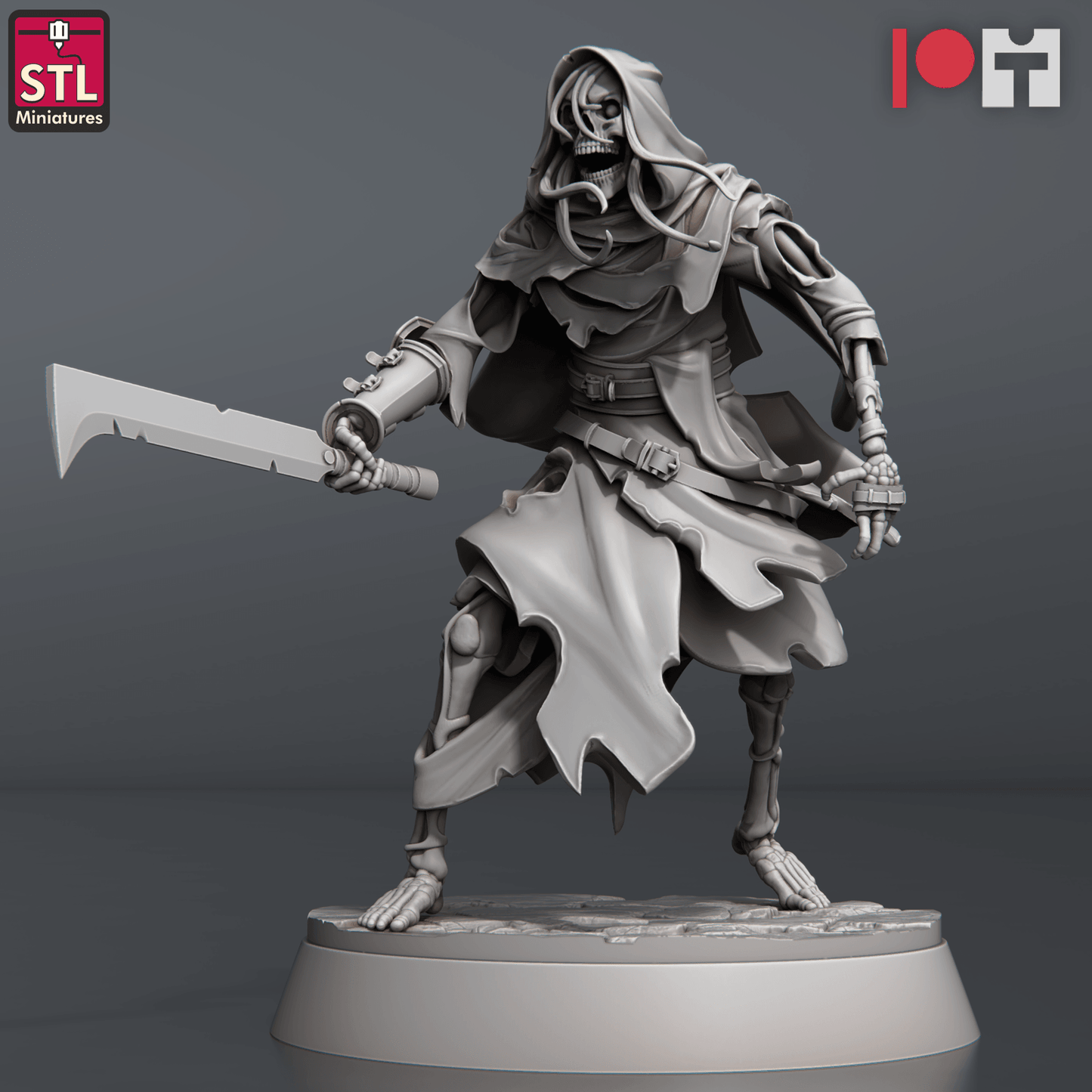3D Printed STL Miniatures Reaver Knights 28 - 32mm War Gaming D&D - 3D Printing Boss 