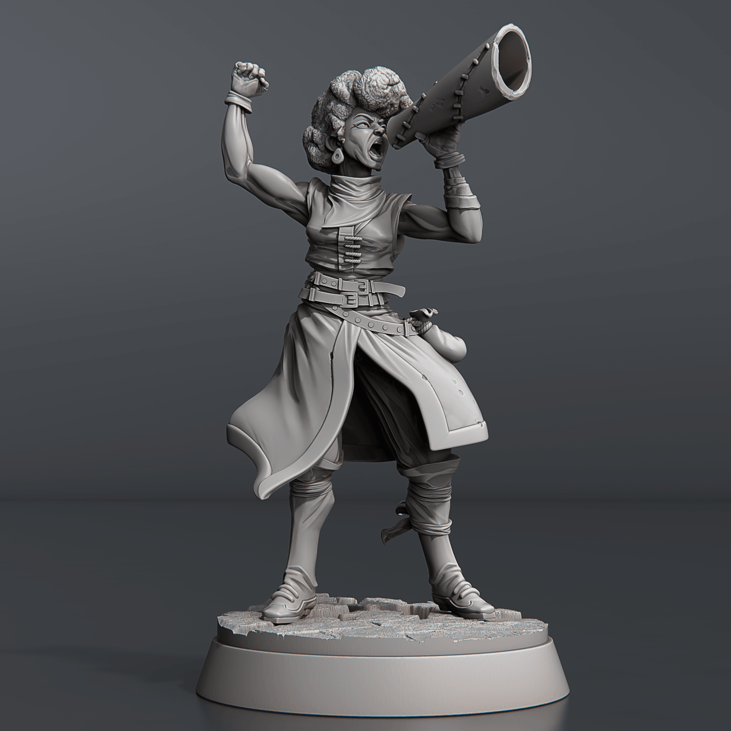 3D Printed STL Miniatures Riot Set 28 - 32mm War Gaming D&D - 3D Printing Boss 