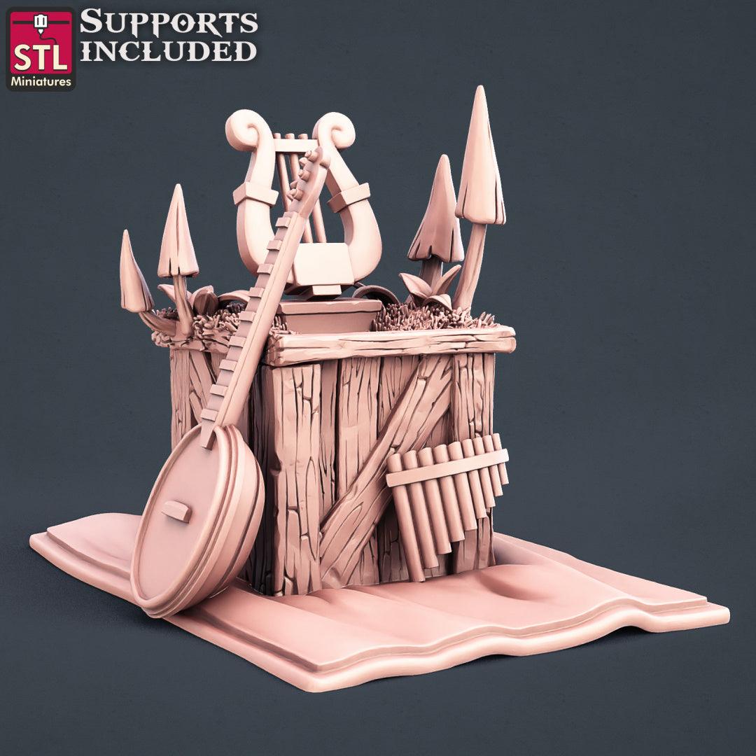3D Printed STL Miniatures Satyrs Set 28 - 32mm War Gaming D&D - 3D Printing Boss 