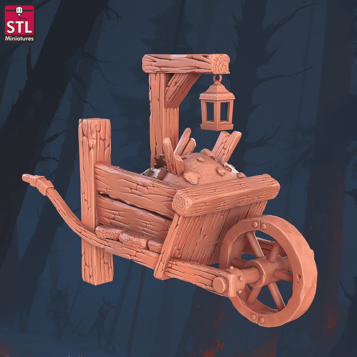 3D Printed STL Miniatures Sewers Workers Set 28 - 32mm War Gaming D&D - 3D Printing Boss 