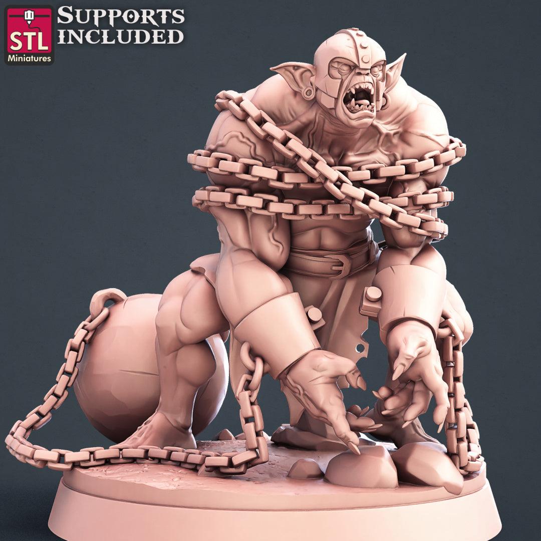 3D Printed STL Miniatures Slave Merchant Set 28 - 32mm War Gaming D&D - 3D Printing Boss 