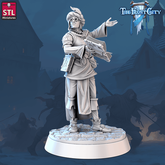 3D Printed STL Miniatures The Frost City Apprentices 28mm - 32mm War Gaming D&D - 3D Printing Boss 