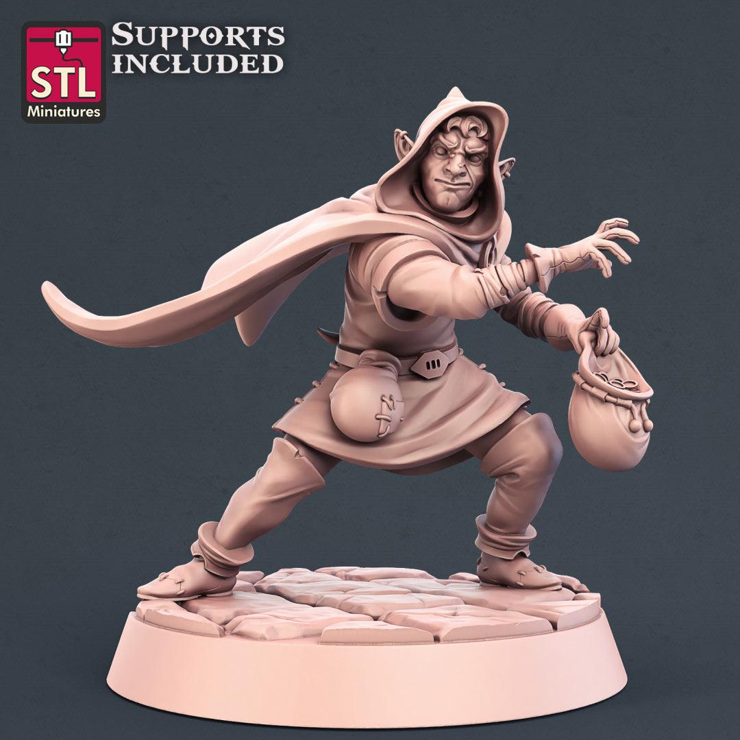 3D Printed STL Miniatures Thieves Set 28 - 32mm War Gaming D&D - 3D Printing Boss 