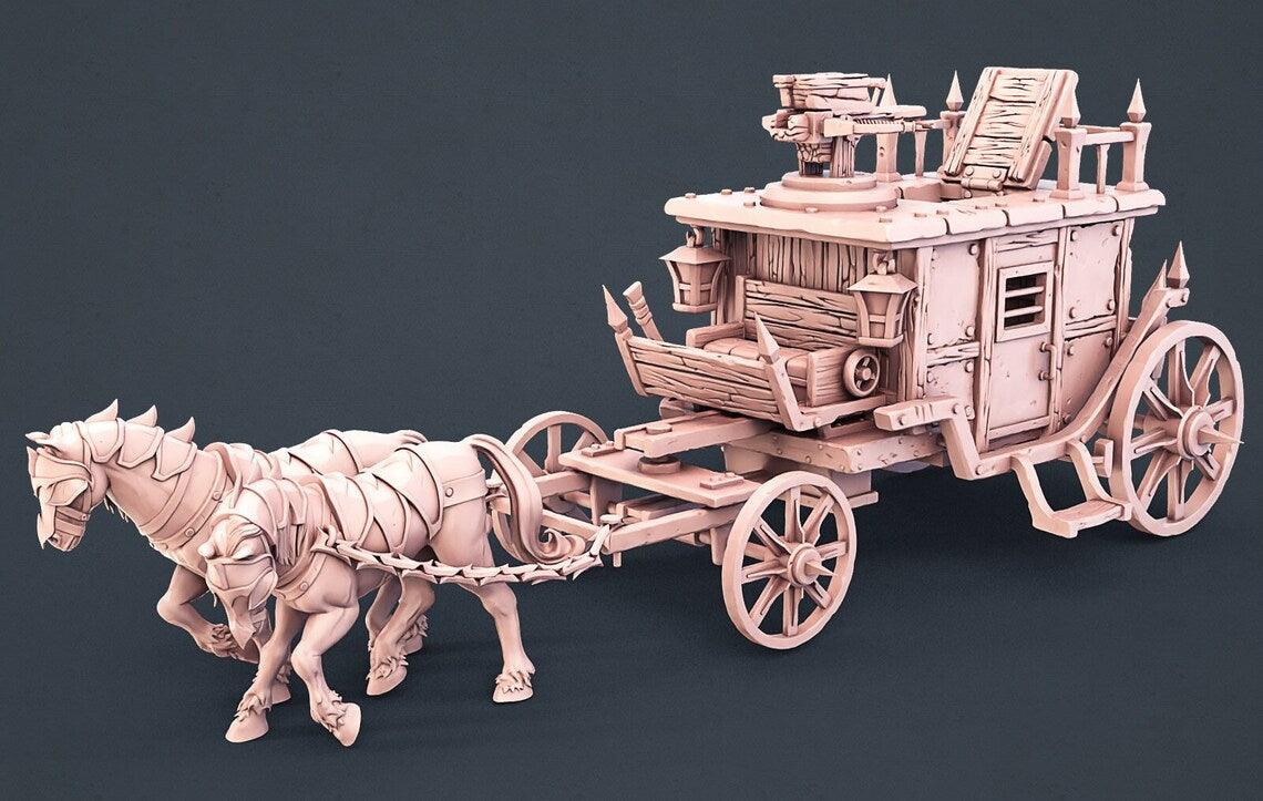 3D Printed STL Miniatures Vampire Hunters Set 28 - 32mm War Gaming D&D - 3D Printing Boss 