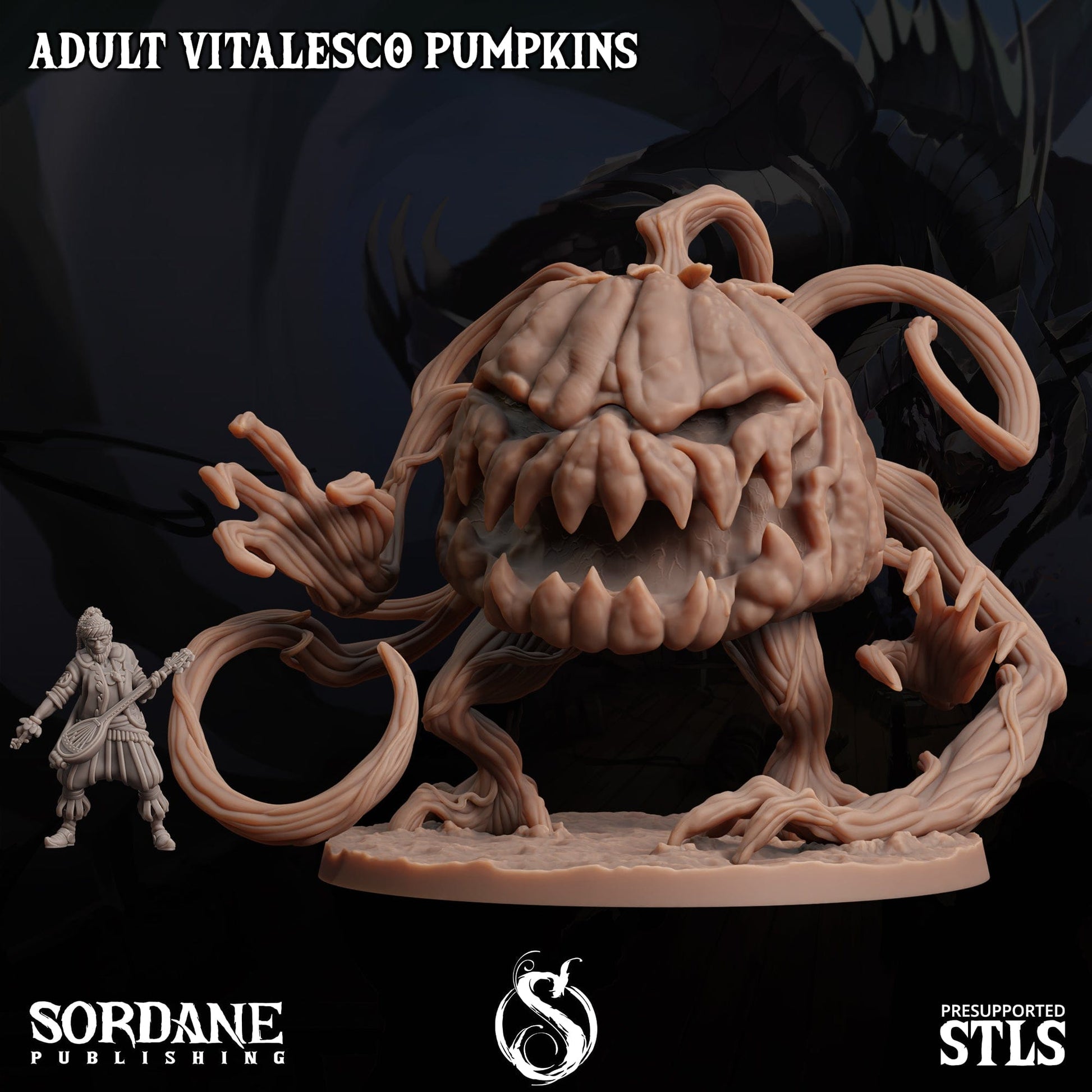 3D Printed Sordane Publishing Adult Vitalesco Pumpkins 28 32mm D&D - 3D Printing Boss 