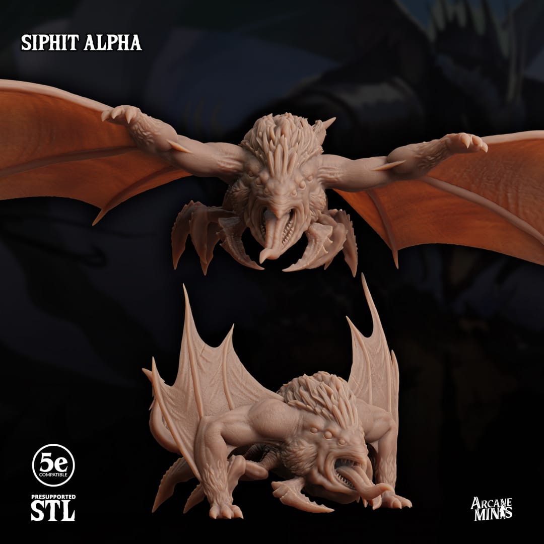 3D Printed Sordane Publishing Alpha Siphits 28 32mm D&D - 3D Printing Boss 